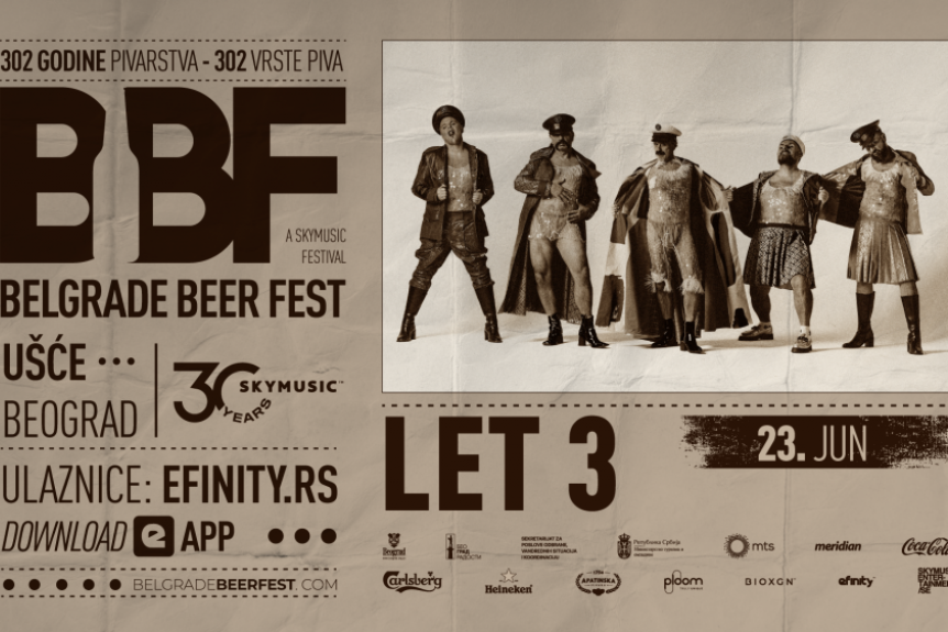 Riječki bend Let 3 na Belgrade Beer Festu