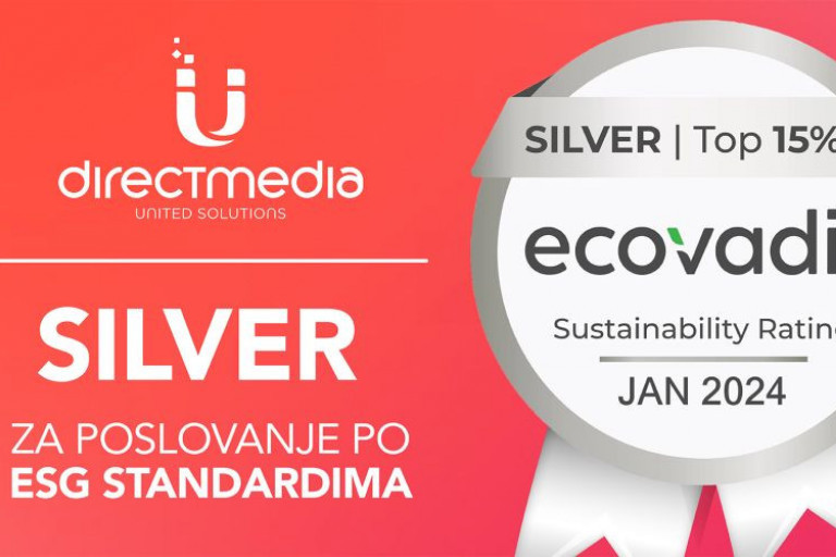 Srebrna medalja za Direct Mediju za poslovanje u skladu sa ESG principima