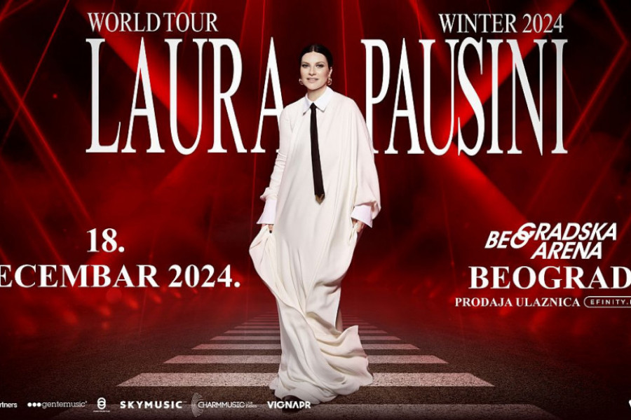 Laura Pausini večeras osvaja Beograd – Italijanska muzička ikona od 20h u Beogradskoj Areni!